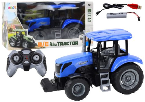 Távirányítós Tractor RC 2.4G kéken hangzik