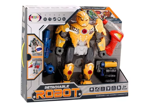 Csavarozó Robotfegyver Fúró Csavarhúzó Világos hang sárga