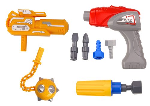 Robotcsavaró fegyver fúró csavarhúzó Világos kék hang