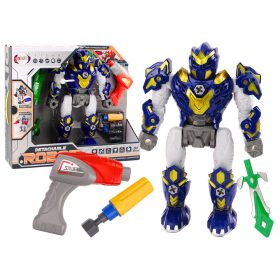   Csavarozó Robotfegyver Fúró Csavarhúzó Light Sound Navy Blue