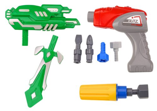 Csavarozó Robotfegyver Fúró Csavarhúzó Light Sound Navy Blue