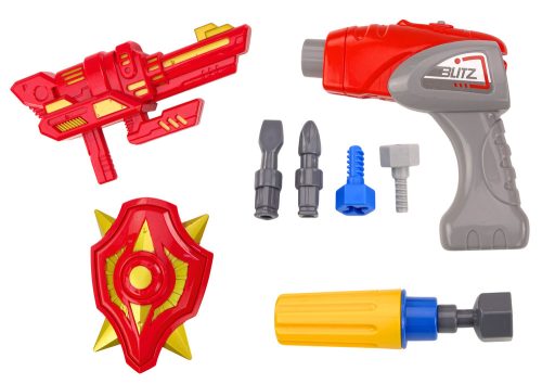 Csavarozó robotfegyverfúró csavarhúzó türkiz hangzású