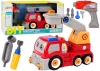 Cartoon Boom Truck szétszedhető barkács piros
