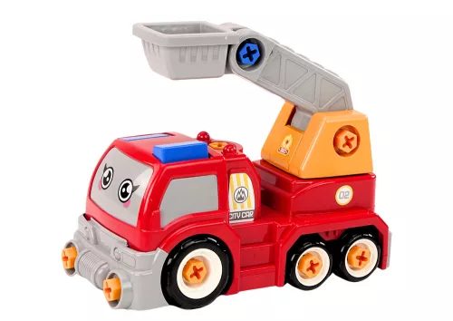 Cartoon Boom Truck szétszedhető barkács piros