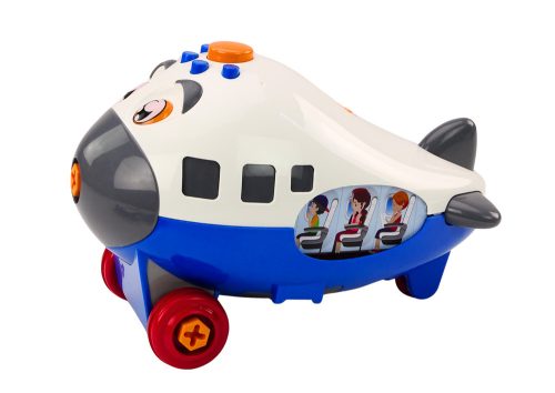 Rajzfilm Repülőgép Csavaró Szárnyak DIY Kék