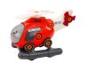 DIY rajzfilm helikopter pirosra forgatható