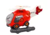 DIY rajzfilm helikopter pirosra forgatható