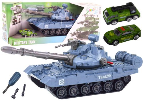 Tank katonai jármű barkács szétszerelése Blue Sounds felfüggesztő készlet