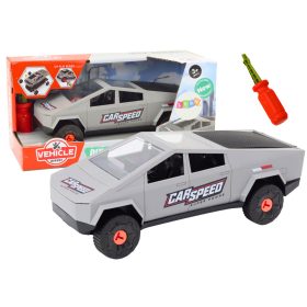 Modern autó szétszedő barkács csavarhúzó szürke