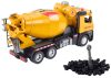 Yellow Concrete Mixer Truck, Friction Drive, Light and Sound