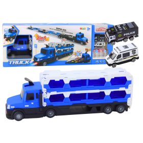   Lora Tow Truck Versenypálya 2 az 1-ben Fények Hangok Jelek Autók Kék