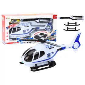 Rendőrségi helikopter vezetői fények hangjai