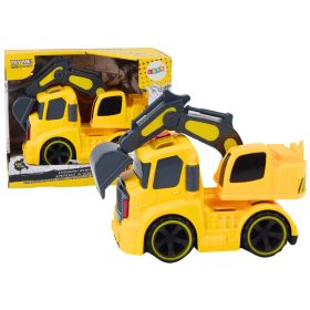   Autós kotrógép állítható kanál meghajtó lámpái sárgán hangzanak