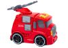 Tűzoltóság Fire Truck Cannon Sounds Lights Drive Red
