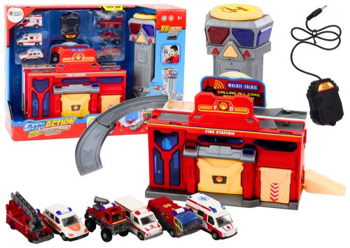 Bázis Tűzoltóság Kórház Vezetési Központ Járművek 6 db