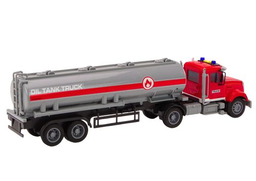 Teherautó Teherautó Tartálykocsi Fények Hangok Drive Red