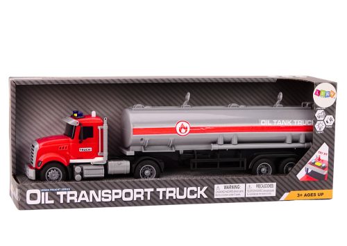 Teherautó Teherautó Tartálykocsi Fények Hangok Drive Red