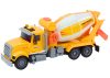 Sárga betonkeverő teherautó Fény- és hangeffektusokkal