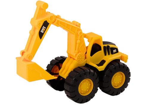 Építőipari gépkészlet kotrógép billenő teherautó mozgatható sárga