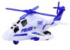Rendőrségi helikopter fehér vagy fekete frikciós meghajtó fény és hang