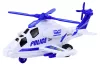 Rendőrségi helikopter fehér vagy fekete frikciós meghajtó fény és hang