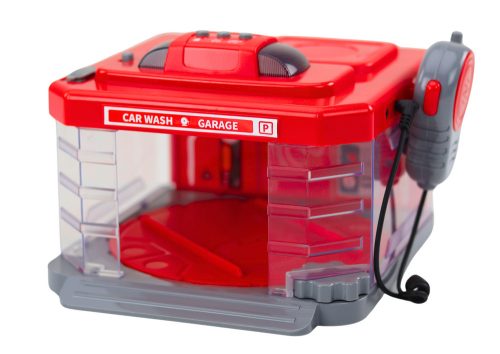 Tűzoltóság mosása Walkie-talkie fények hangok víz