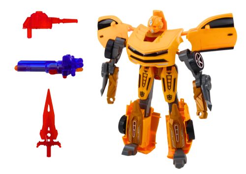Auto-Robot 2 az 1-ben sport sárga fegyverkészlet 3 darabos