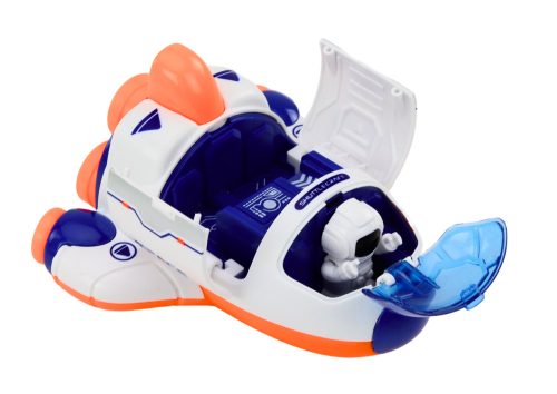 Kis űrhajó utasülése, pilótafülke nyílása, zöld-narancs