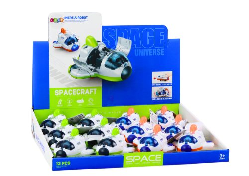 Kis űrhajó utasülése, pilótafülke nyílása, zöld-narancs