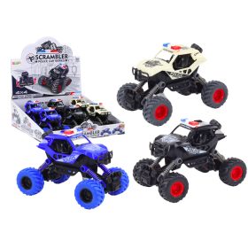 Rendőrautó Friction Drive 3 Off-Road színben