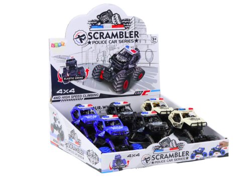 Rendőrautó Friction Drive 3 Off-Road színben