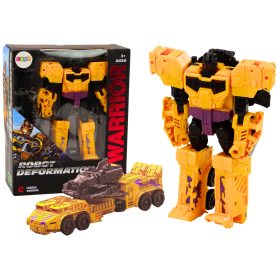   Robottank fegyverrel 2 az 1-ben Transformation X-Warrior Yellow