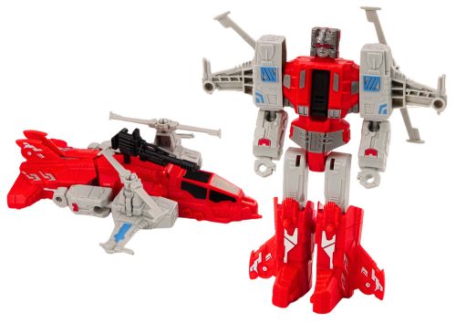 Robot-helikopter 2 az 1-ben Átalakulás X-Warrior Piros