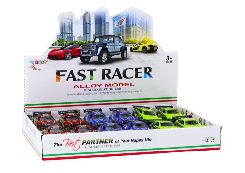 Sportautó-autó Metal Racing 1:36 Drive Mix