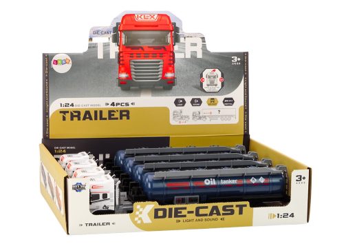 Üzemanyagtartályos teherautó TIR 1:24 Trailer Sounds Lights
