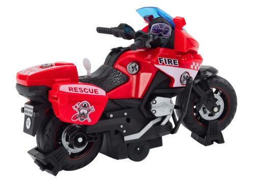 Motorkerékpár kanyarodási mentési barkácslámpák pirosan szólnak