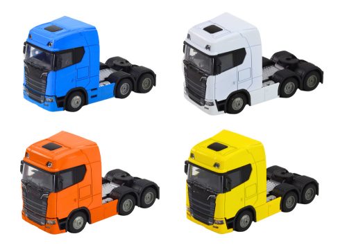 Teherautó utánfutó nélkül 1:32 Dönthető fém lombkorona Fények Hangok Hajtás