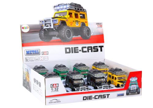 Guard Off-Road Car 1:32 Fém meghajtó lámpák hangok