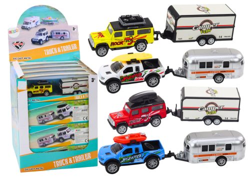 Terepjáró utánfutóval, lakókocsival, fémmeghajtóval