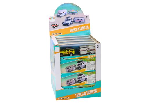 Terepjáró utánfutóval, lakókocsival, fémmeghajtóval