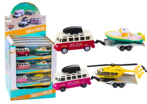 Terepjáró csónakkal vagy helikopterrel, fém meghajtással