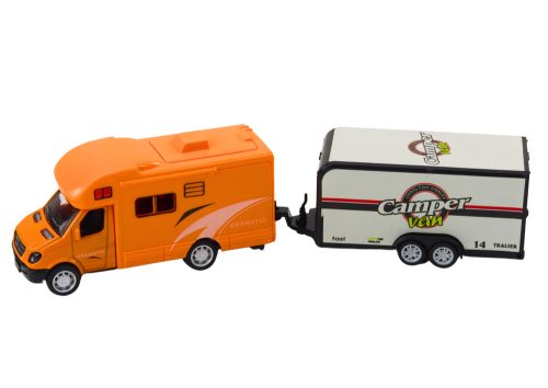 Terepjáró csónakkal vagy lakókocsival, fém meghajtással