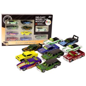 Autórugós készlet 1:64 Fém 10 db