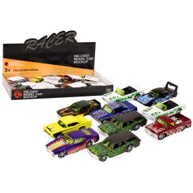 Játékautó Versenyautó Fémrugó 1:64