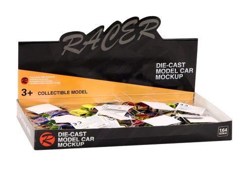 Játékautó Versenyautó Fémrugó 1:64