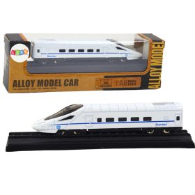 Gyűjthető Model Train Wagon White 1:48 Metal