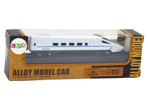 Gyűjthető Model Train Wagon White 1:48 Metal
