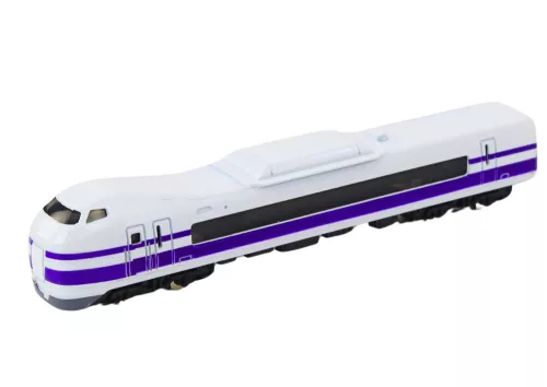 Gyűjtői modellvasút-kocsi 1:48 fém fehér és lila