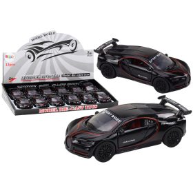 Sportautó 1:32 Akciófigura Spoiler fém fekete hangok