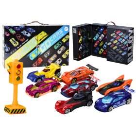   Rugókészlet sportkocsik bőröndjében. Útjelző jelzés. 50 darabos készlet.